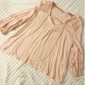 Light Pink Boho Top